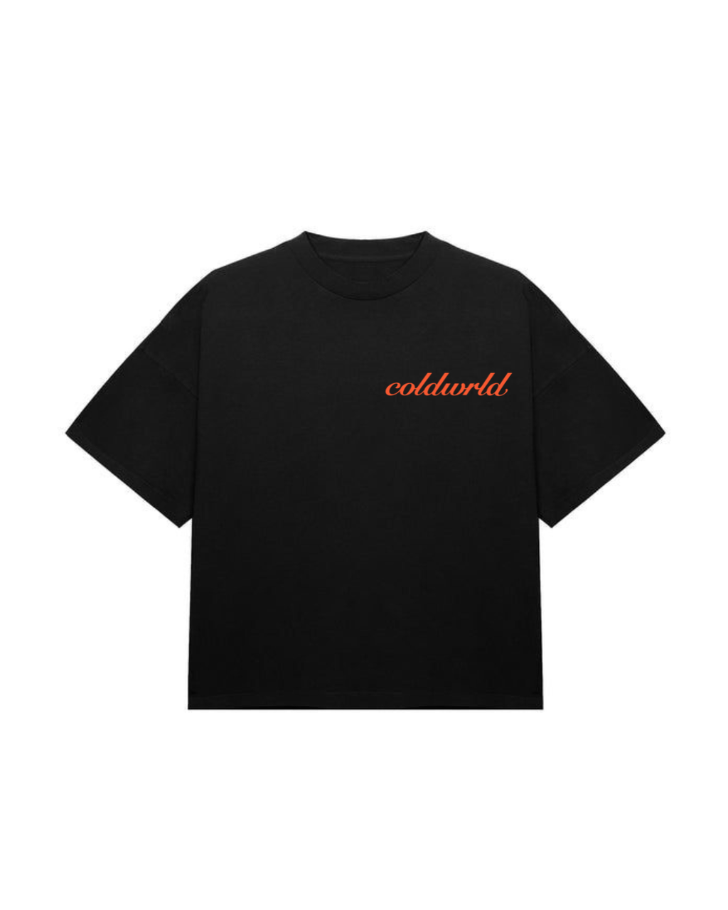 Ice cream Boxy Tee - Black