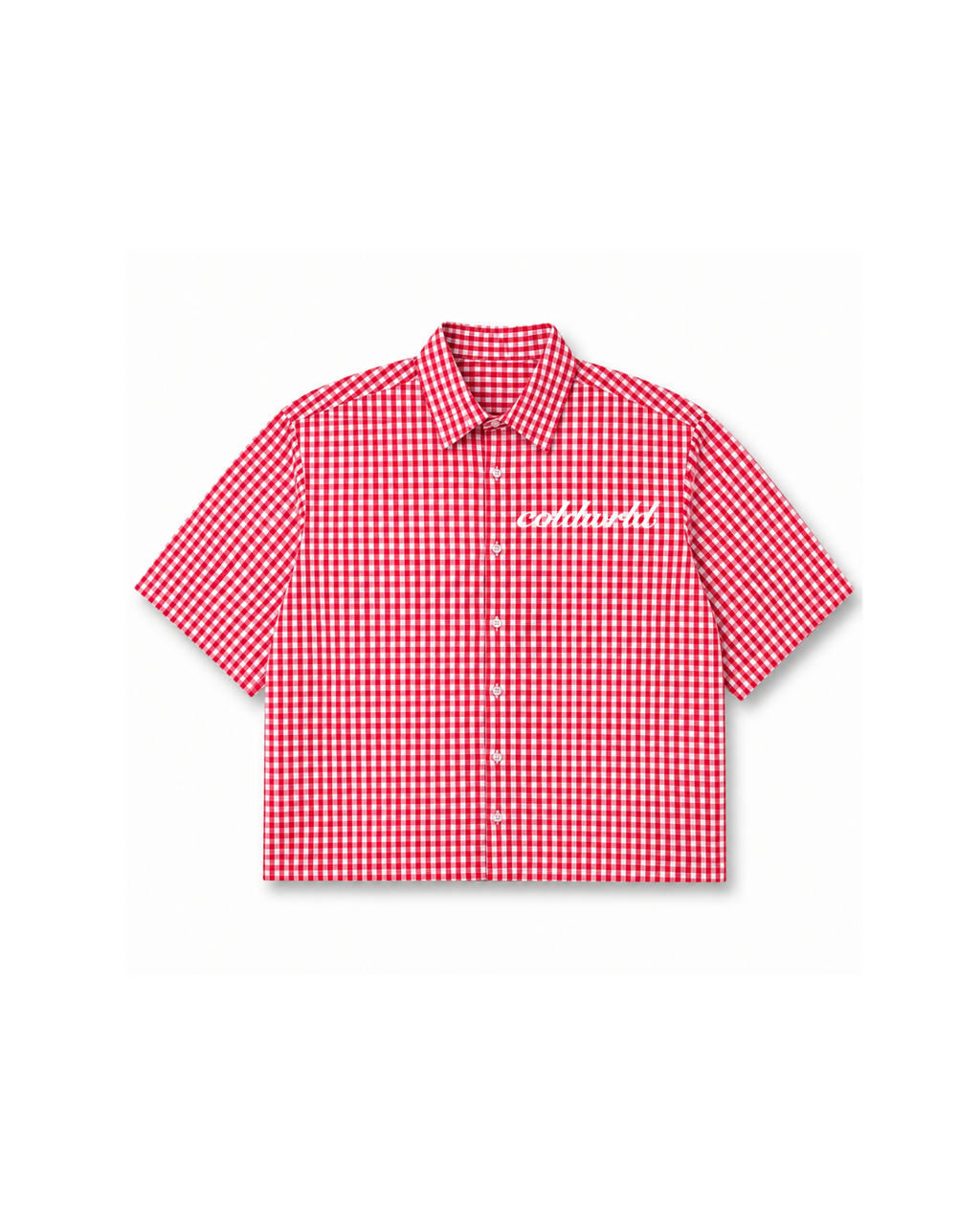 Oxford Boxy Fit Shirt - Red
