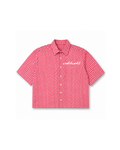 Oxford Boxy Fit Shirt - Red