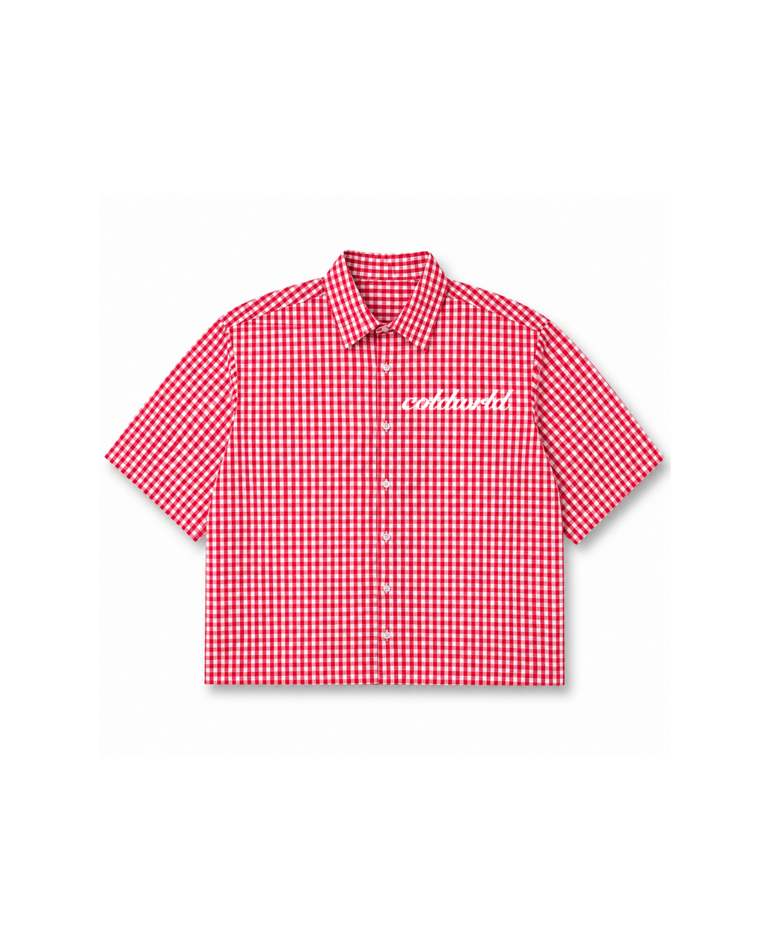 Oxford Boxy Fit Shirt - Red