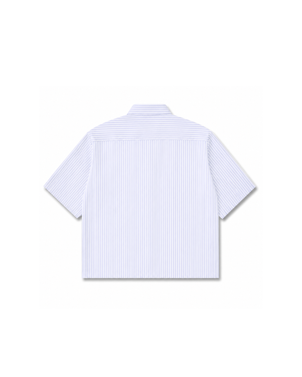 Oxford Boxy Fit Shirt - Blue Stripe