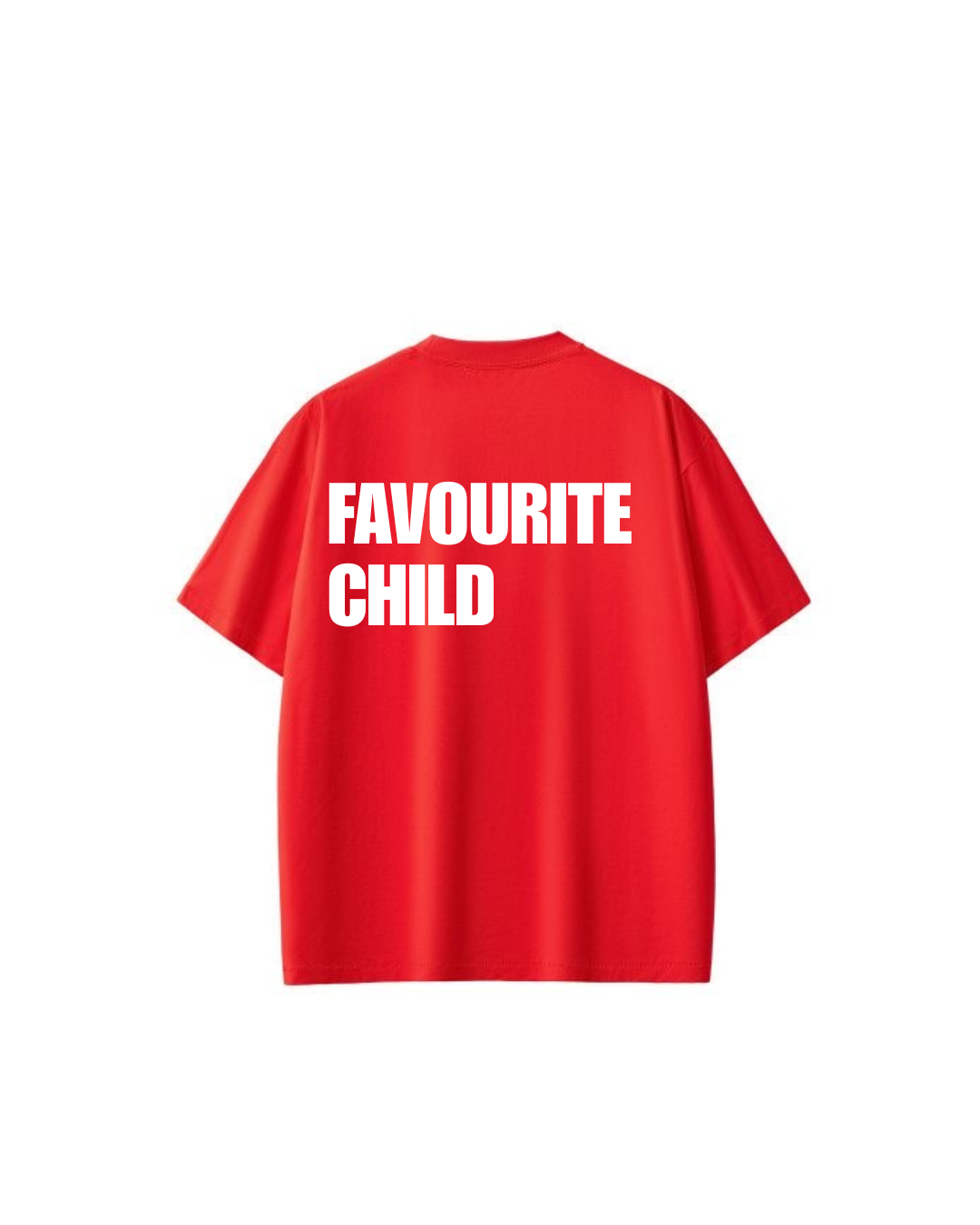 Favourite Child Oversize Tee - Red