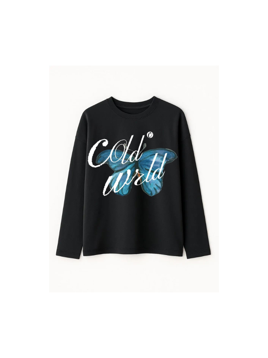 Oversized Waffle Knit Tee – White Coldwrld