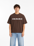 COLDWRLD Essential Boxy Tee – Vintage Brown Coldwrld