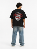 Crying For? Oversized Boxy Fit T-Shirt - Black Coldwrld