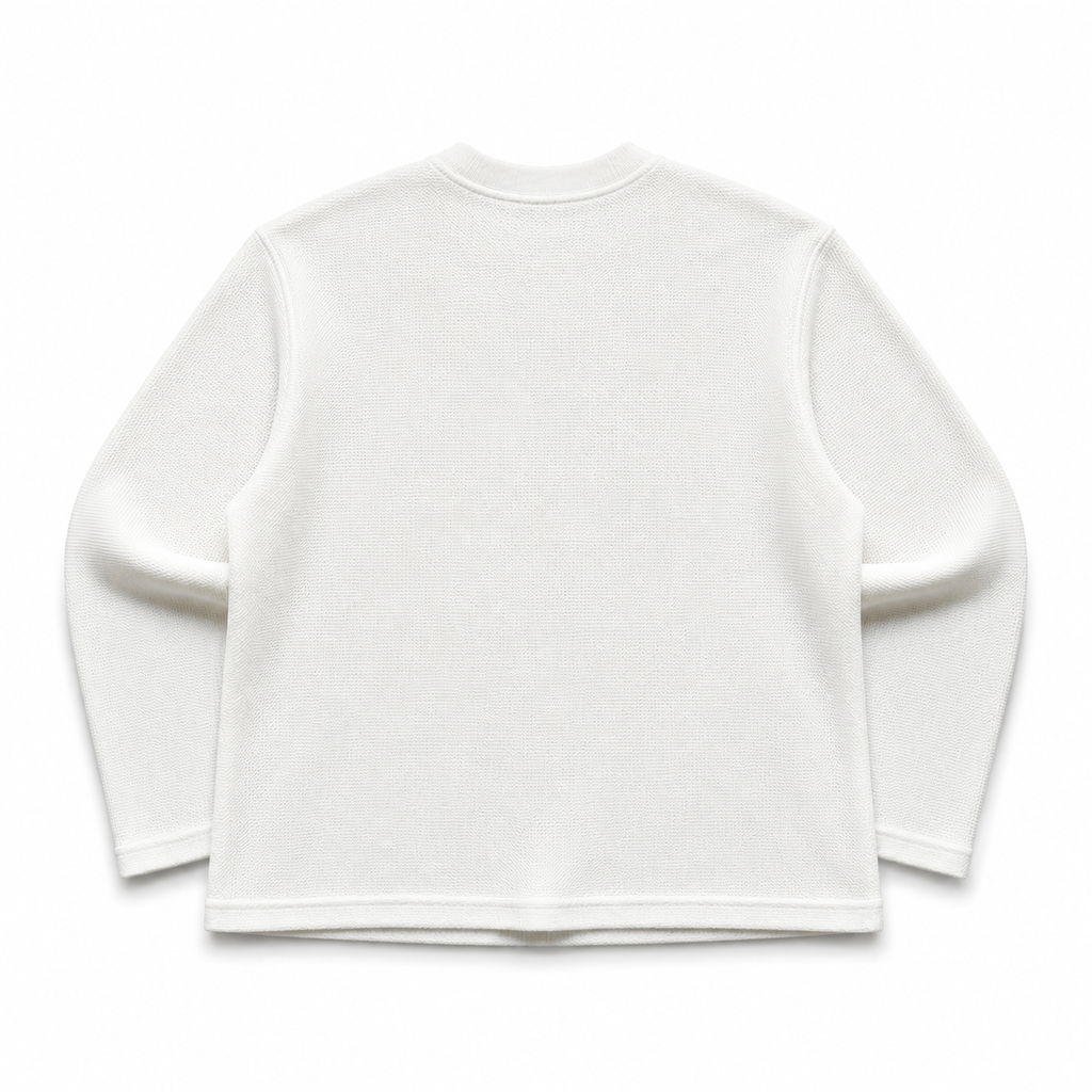 Signature Waffle Tee - White COLDWRLD
