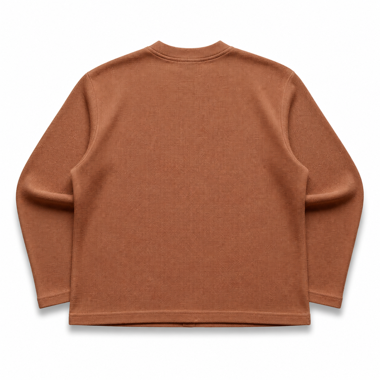 Basic Waffle Tee - Brown COLDWRLD