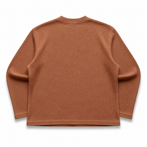 Basic Waffle Tee - Brown COLDWRLD