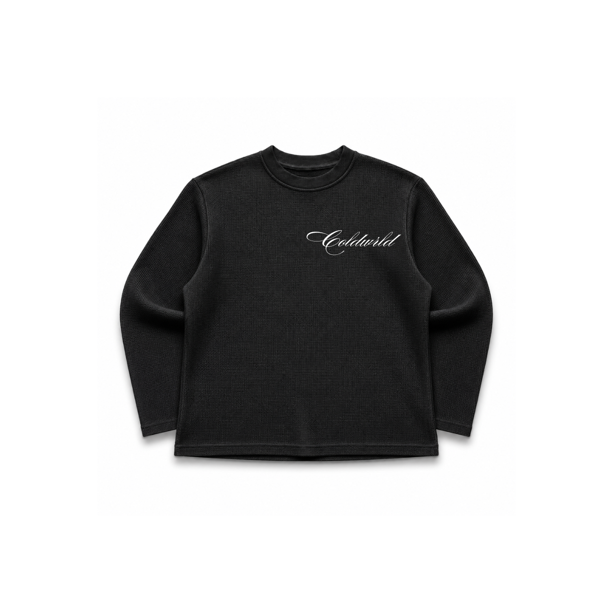 Money Music Fashion Waffle Tee - Black COLDWRLD