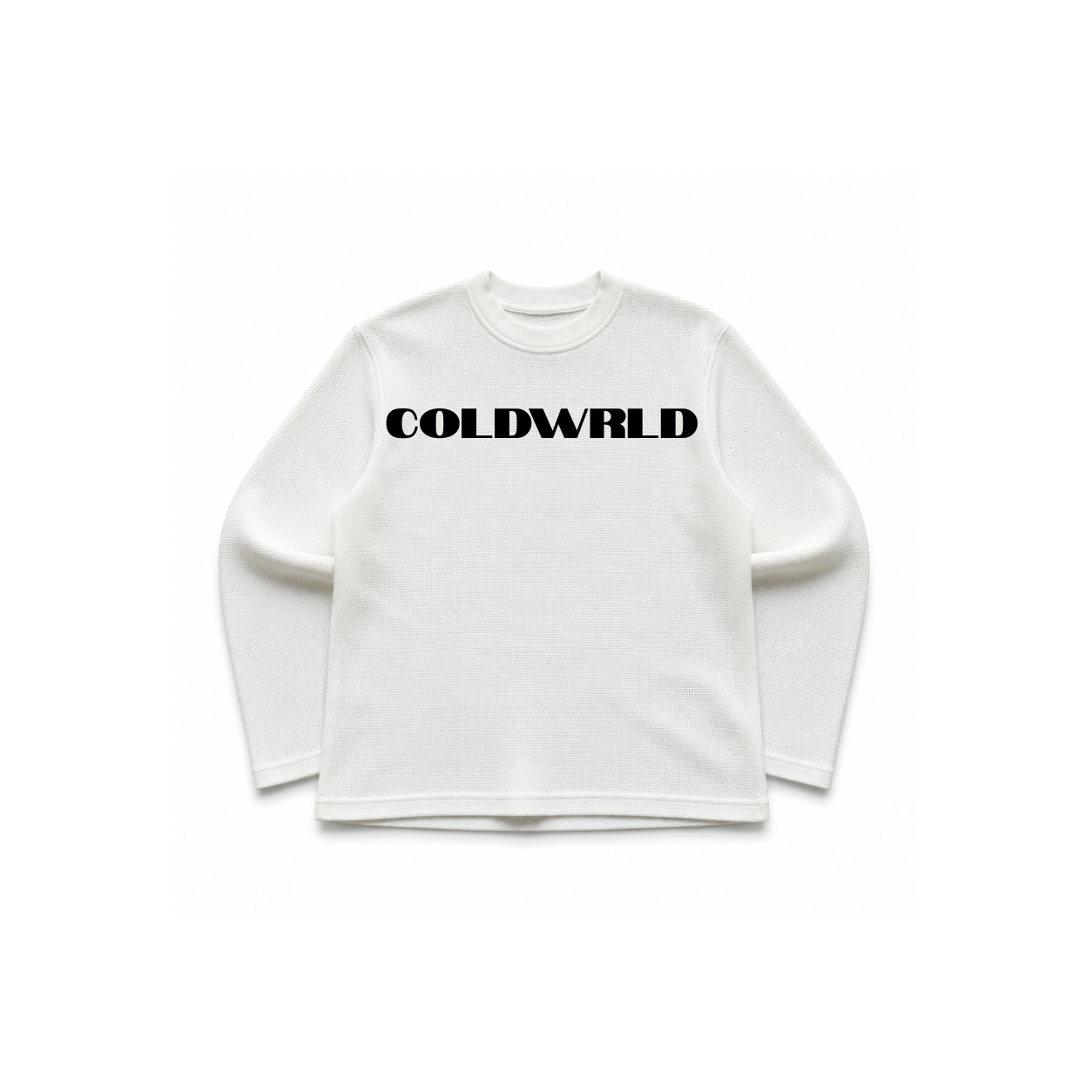 Skull Star Waffle Tee - White COLDWRLD