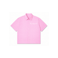 The Camp Oxford Boxy Shirt - Pink COLDWRLD