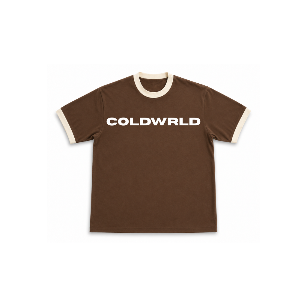 Ringer Tee - Mousse & Cream COLDWRLD