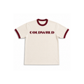 Ringer Tee - White & Maroon COLDWRLD