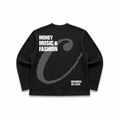 Money Music Fashion Waffle Tee - Black COLDWRLD