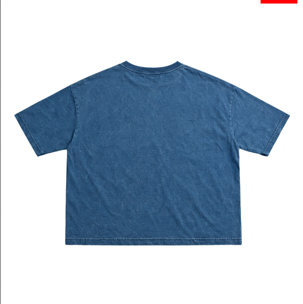 Denim Washed Boxy Fit Tee COLDWRLD
