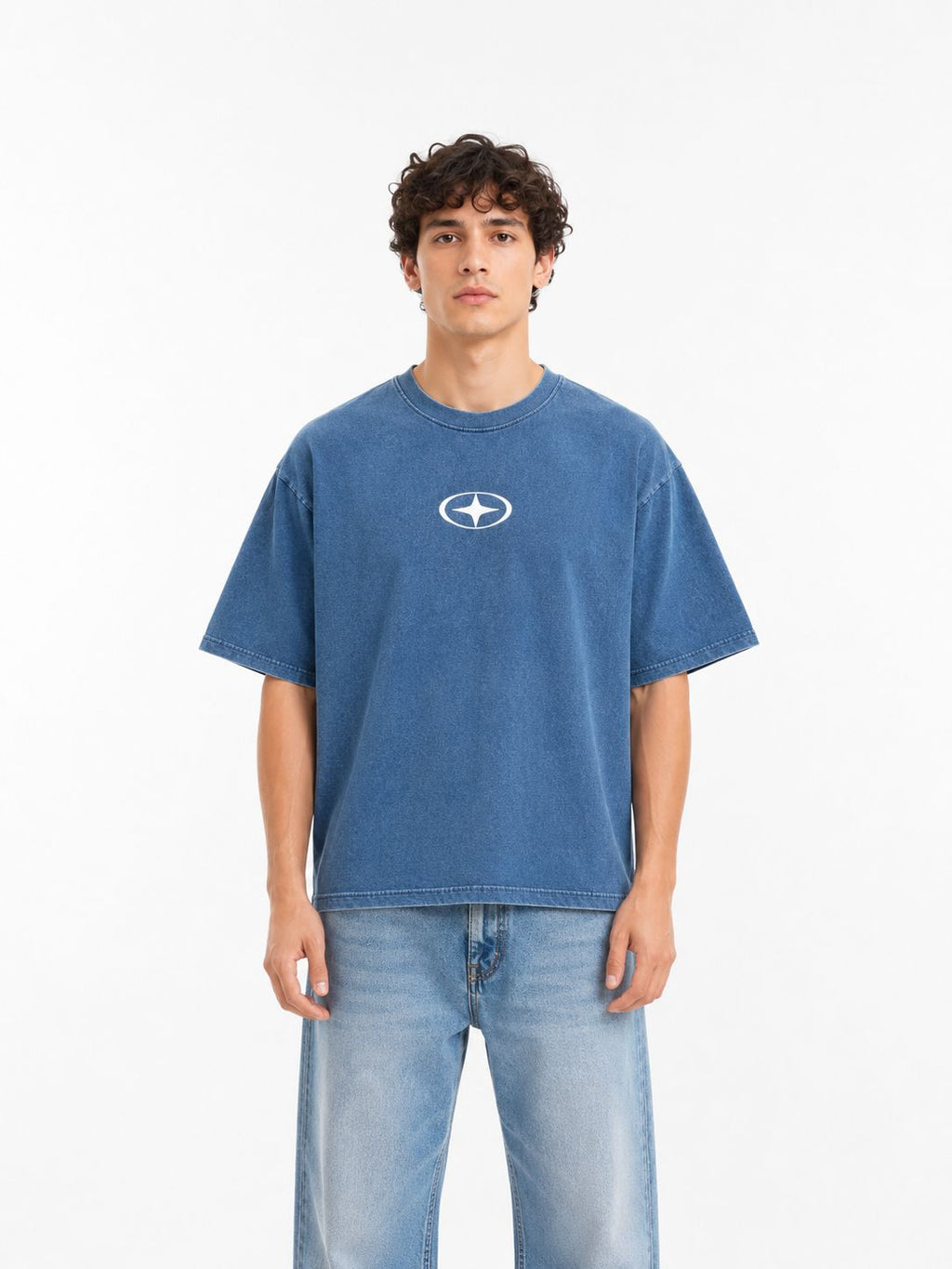 COLDWRLD Vintage Blue Oversized T-Shirt Coldwrld