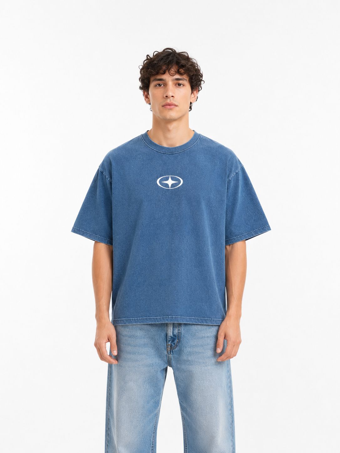 COLDWRLD Vintage Blue Oversized T-Shirt Coldwrld