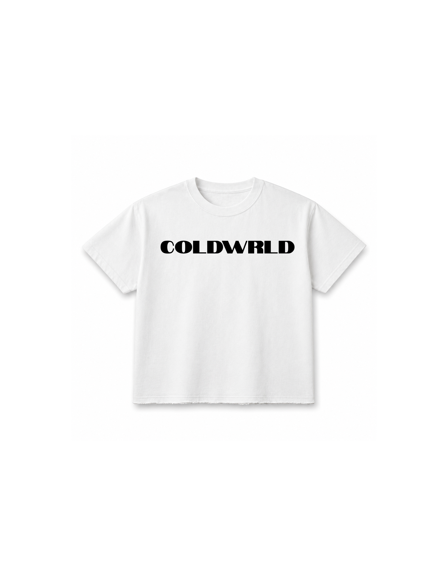 COLDWRLD Essential Boxy Tee – Off White Coldwrld