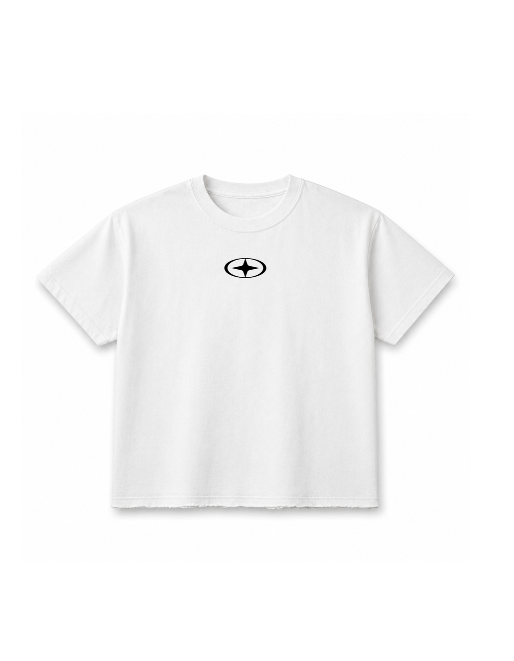 Just Kiss Me Oversized Boxy Tee – White Coldwrld