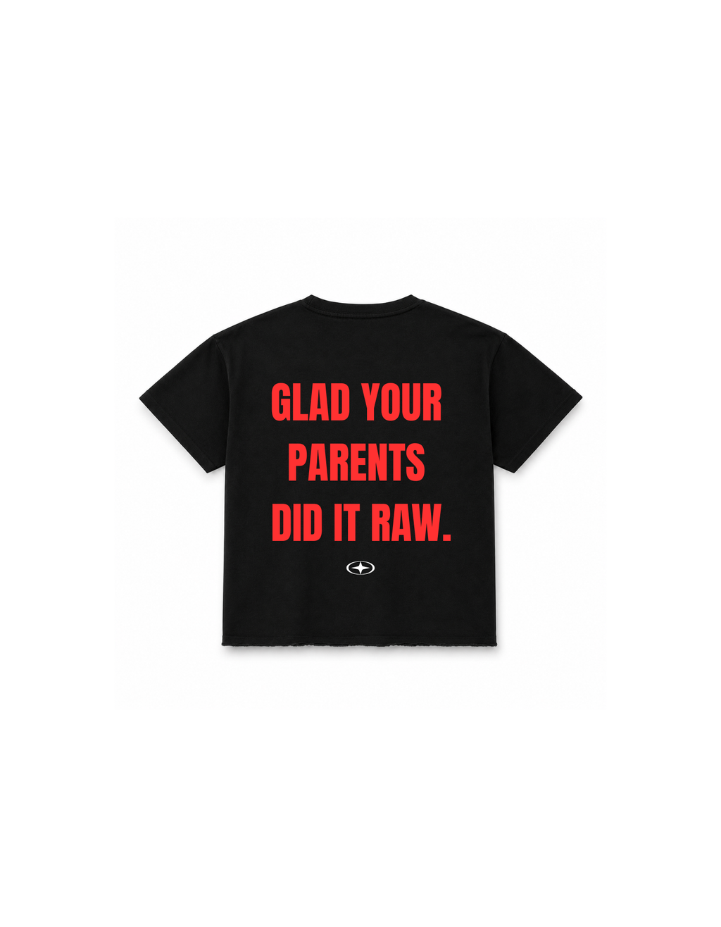 Did It Raw Oversized Tee – Black Coldwrld