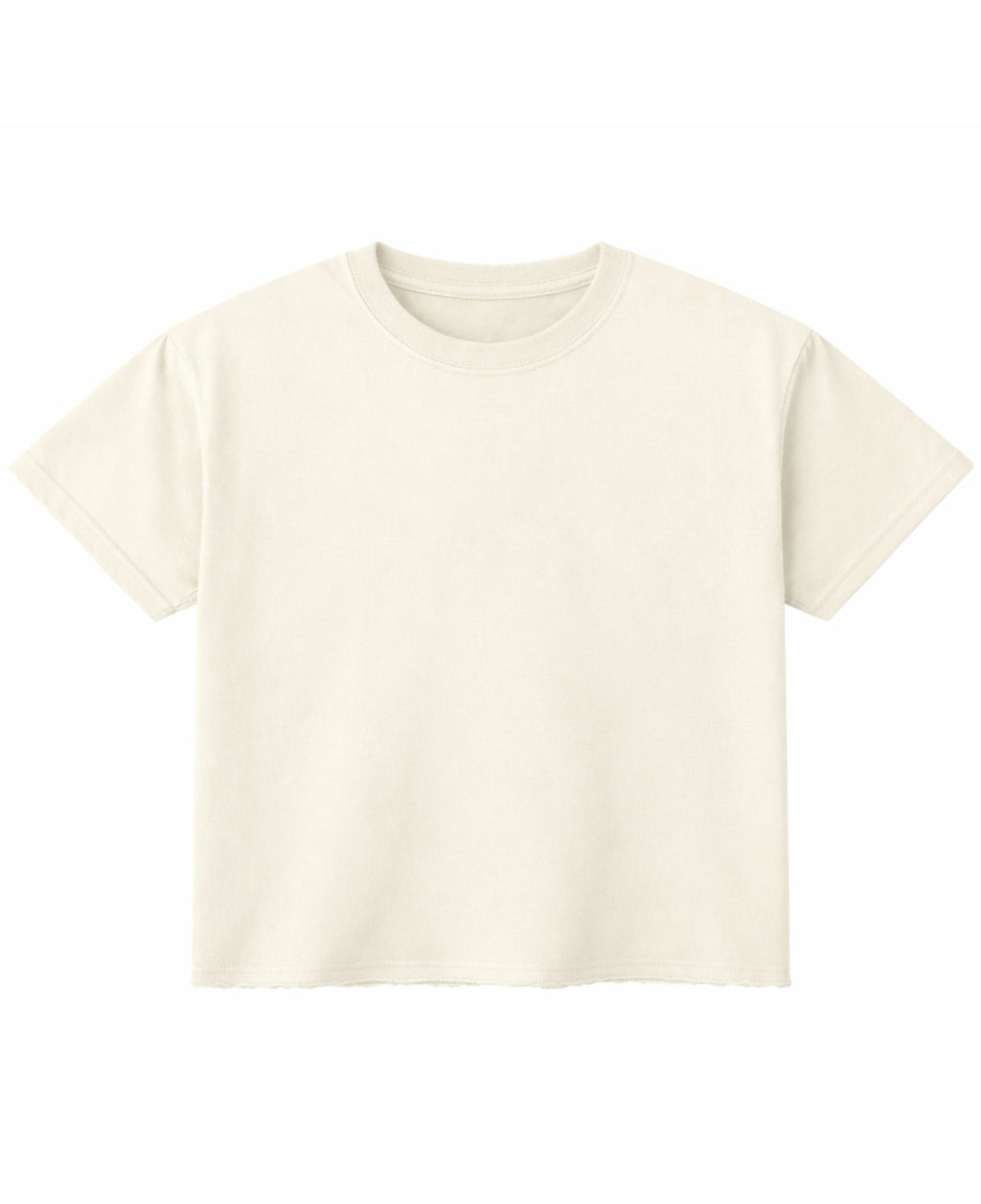Off White Boxy Fit T-shirt Front Design