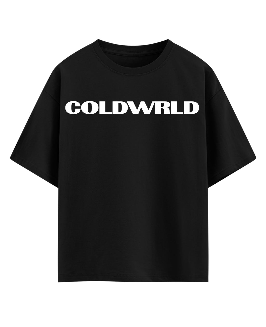 Black Oversized T-shirt Front Design