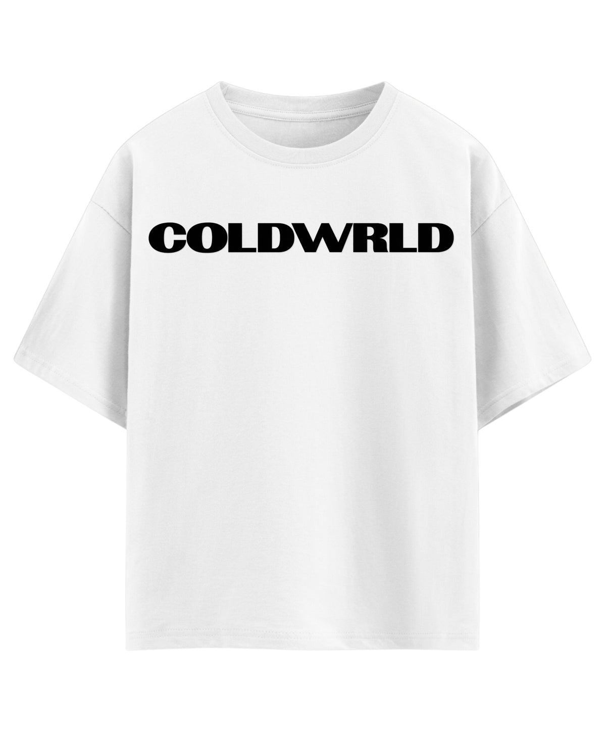 White Oversized T-shirt Front Design