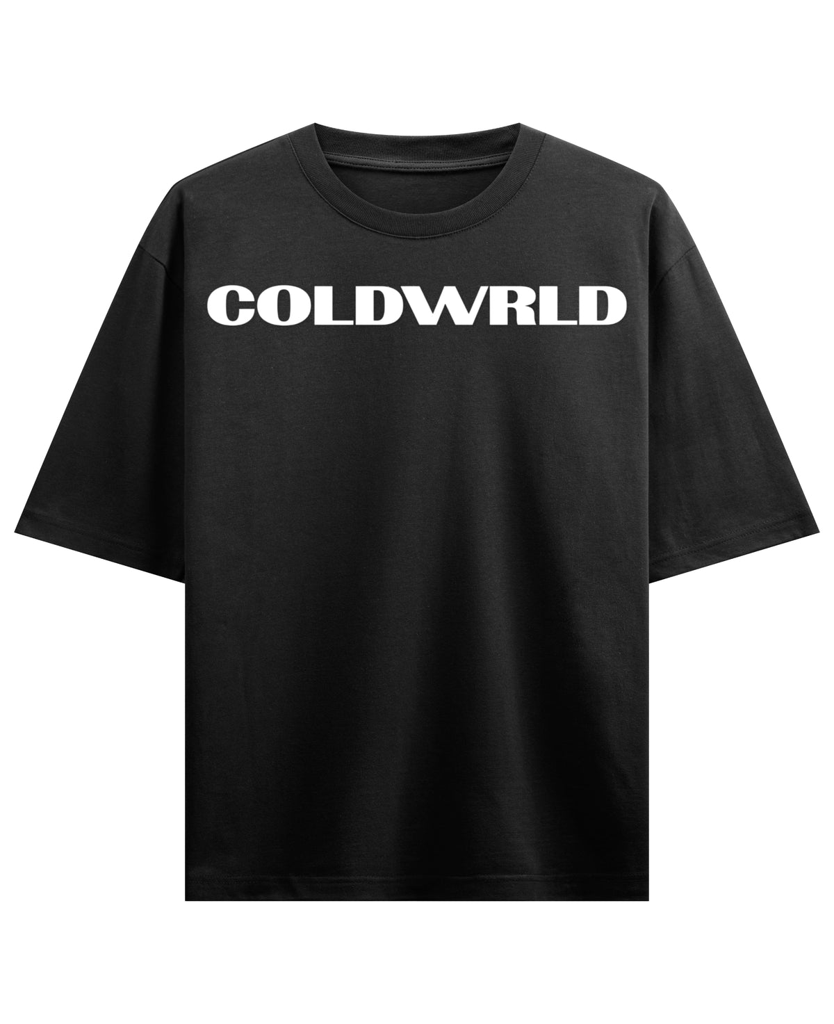 Black Oversized T-shirt Front Design