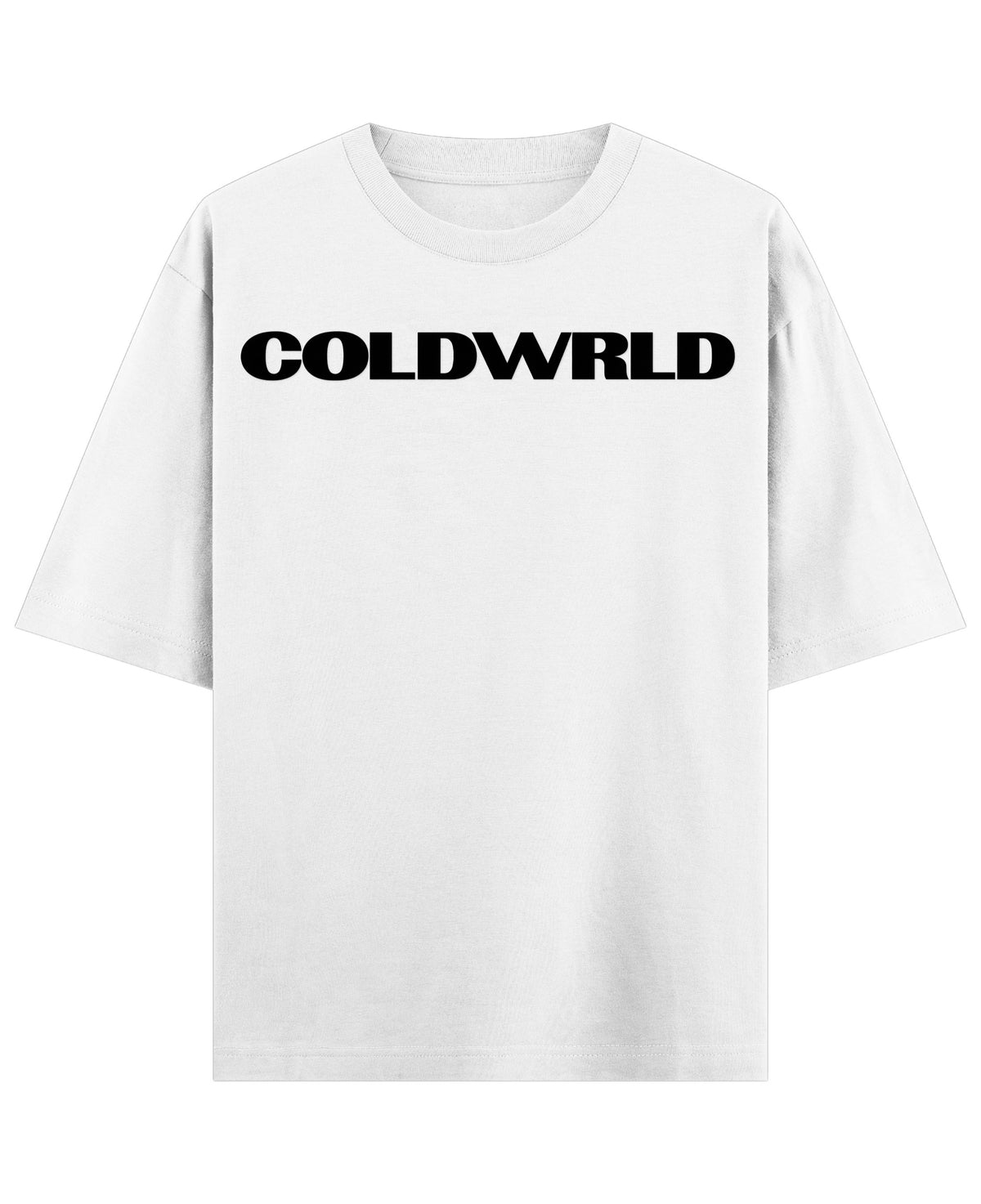 White Oversized T-shirt Front Design