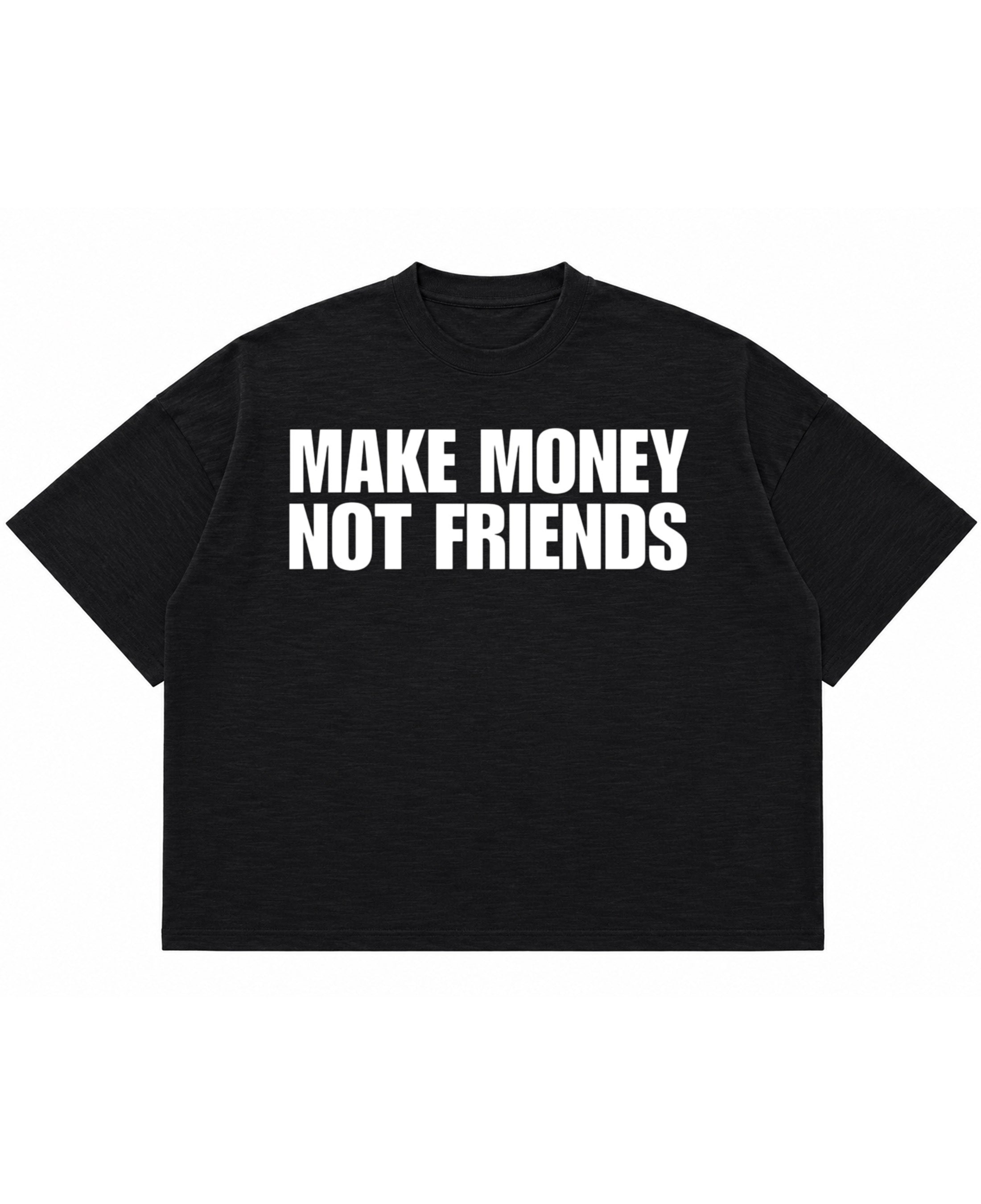 Graphite Boxy Slub tee Front Design