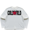 Off-white waffle knit oversized full-sleeve Front Design